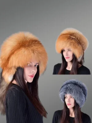 Fuller Fox Hat with Tail