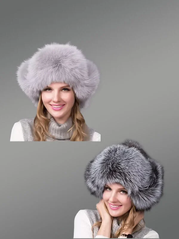 Women’s True Trapper Hat with Pom Poms - Image 2